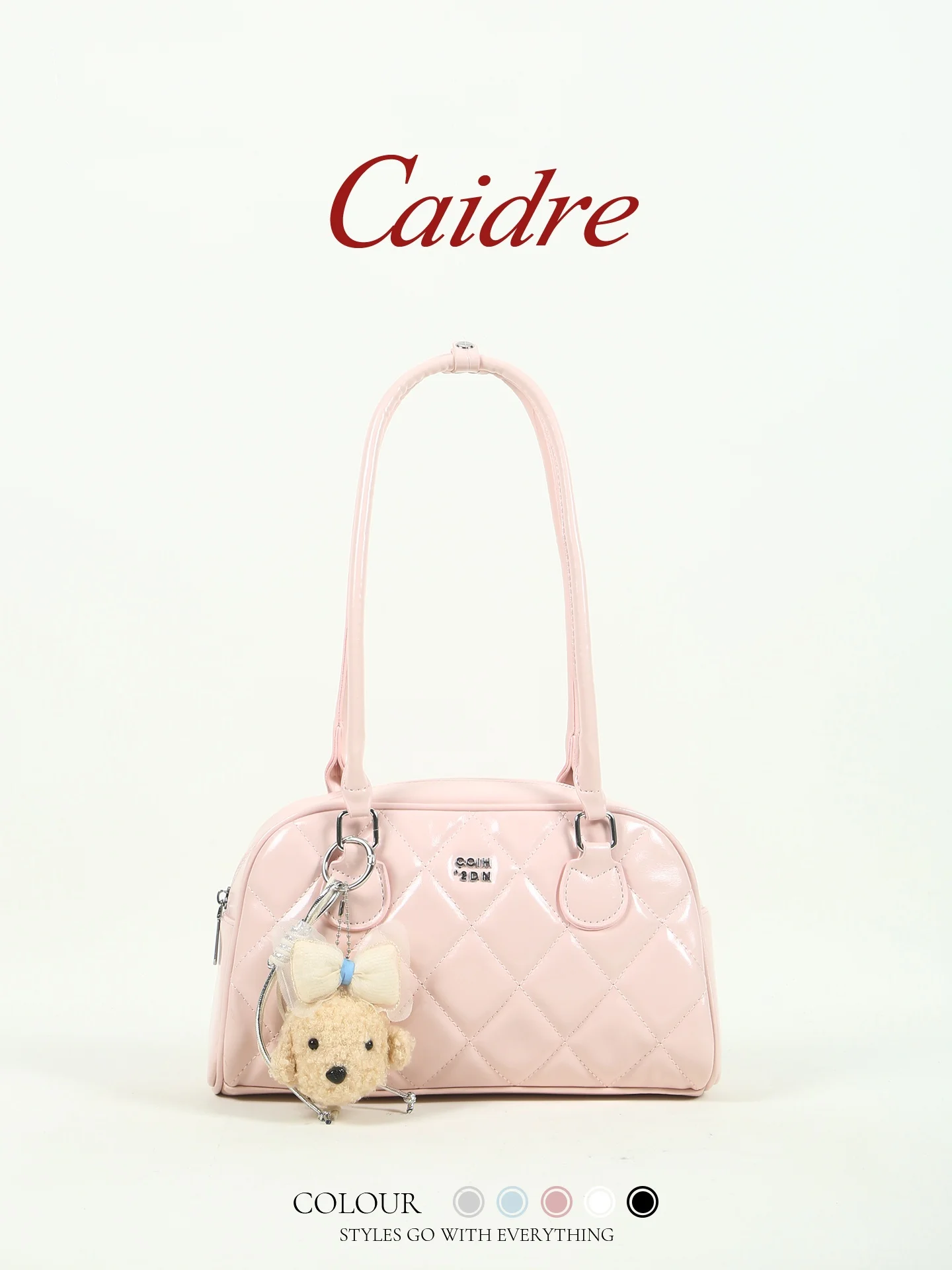 Caidre Cute Diamond Grid Boston Shoulder Bag Women's New 2026 French Bread Bowling Underarm Bag Soft PU Leather Handbag
Caidre Cute Diamond Grid Boston Shoulder Bag Women's New 2026 French Bread Bowling Underarm Bag Soft PU Leather Handbag