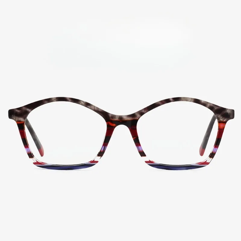 High-density Square Frame Flat Light Glasses Retro Irregular Multi-color Composite Women's Plate Glasses Frame
High-density Square Frame Flat Light Glasses Retro Irregular Multi-color Composite Women's Plate Glasses Frame