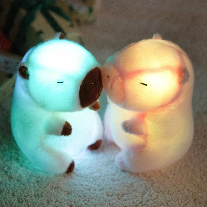 Новая плюшевая игрушка Kawaii Emit Light Capybara, милая кукла Internet Celebrity Capybara Jun, уродливая милая кукла морской свинки для девочек, аниме
Новая плюшевая игрушка Kawaii Emit Light Capybara, милая кукла Internet Celebrity Capybara Jun, уродливая милая кукла морской свинки для девочек, аниме