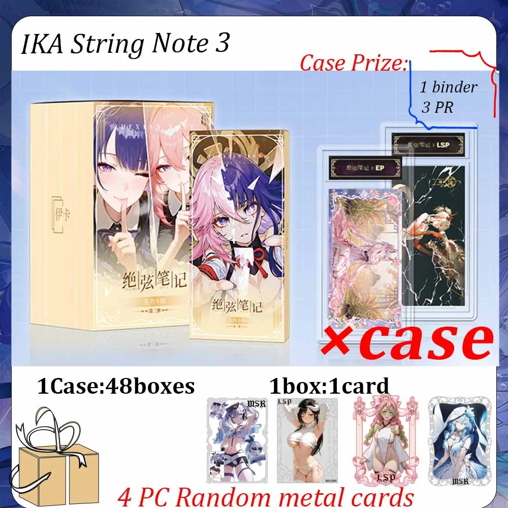 2025 Новый чехол для карт IKA String Note 3 Goddess Story Waifu Collection Cards Дизайн купальника бикини для ACG CCG TCG Fans Gift
2025 Новый чехол для карт IKA String Note 3 Goddess Story Waifu Collection Cards Дизайн купальника бикини для ACG CCG TCG Fans Gift