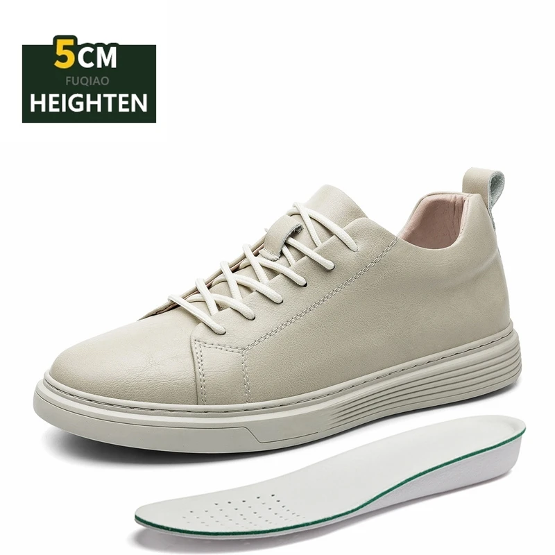 Кожаные повседневные кроссовки унисекс со скрытым каблуком 5 см для увеличения роста, комфортные, большие размеры
Кожаные повседневные кроссовки унисекс со скрытым каблуком 5 см для увеличения роста, комфортные, большие размеры