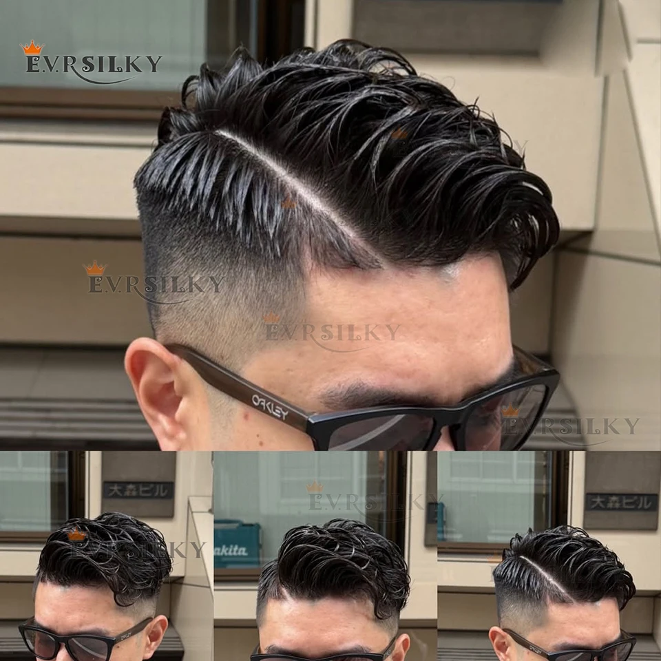Strong Durable Super Natural Hairline Male Grey 1B40 1B80 Black Human Hair Microskin Toupee Gentlemen Cheap Hairpiece Thin Skin
Strong Durable Super Natural Hairline Male Grey 1B40 1B80 Black Human Hair Microskin Toupee Gentlemen Cheap Hairpiece Thin Skin