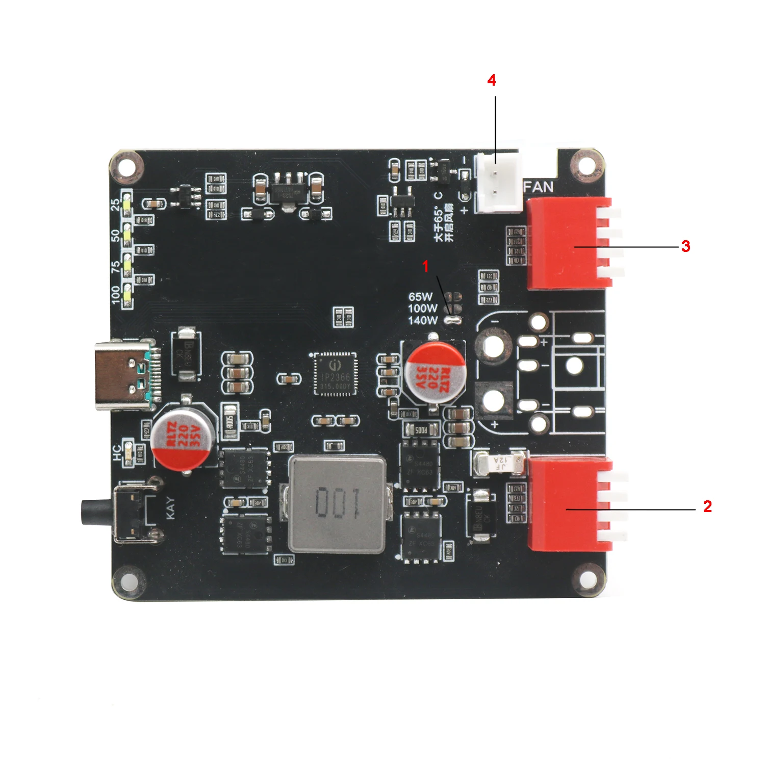 IP2366 PD3.1 140W Fast Charging Module 2S 3S 4S 5S 6S Type-C USB Bidirectional Li-ion Lifepo4 Battery Charger/Discharger BMS
IP2366 PD3.1 140W Fast Charging Module 2S 3S 4S 5S 6S Type-C USB Bidirectional Li-ion Lifepo4 Battery Charger/Discharger BMS