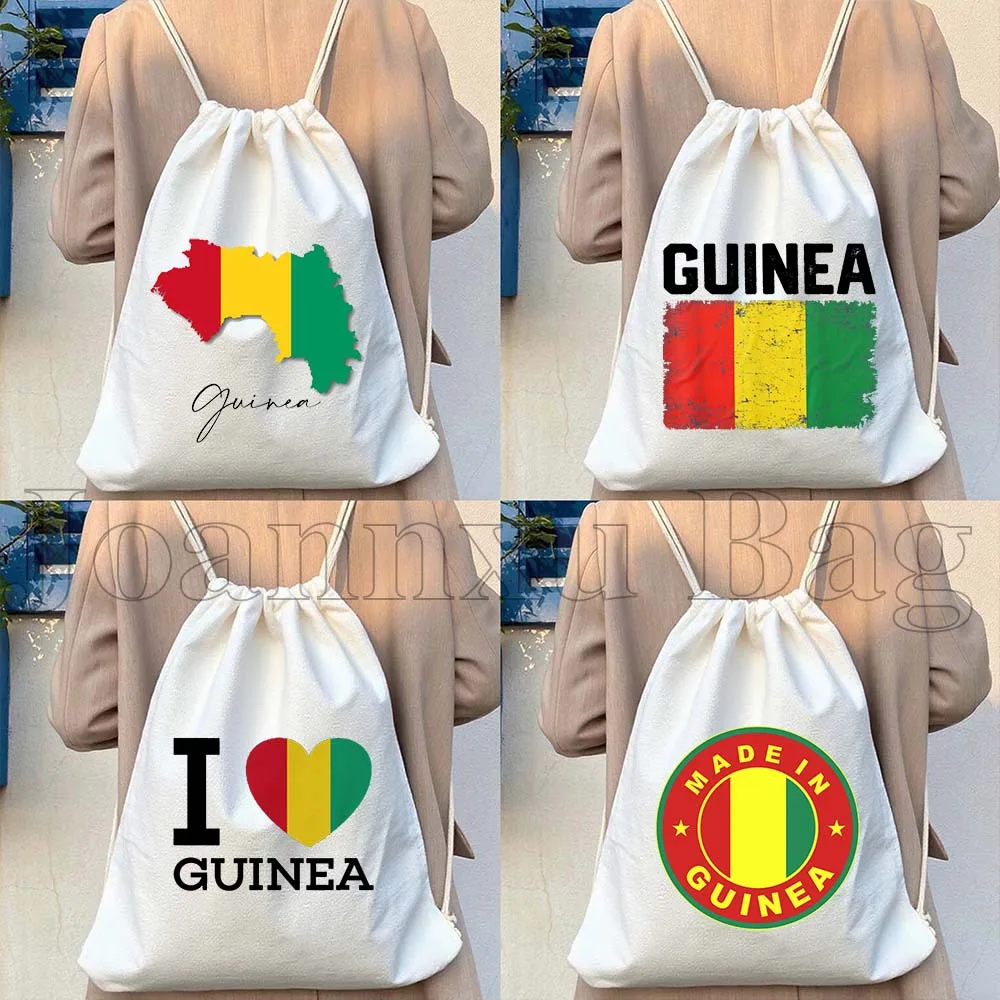 Guinea Country Map Flag Guinean Patriotic Gifts Durable Canvas Drawstring Bag Soccer Backpack Workout Sackpack Cotton String Bag
Guinea Country Map Flag Guinean Patriotic Gifts Durable Canvas Drawstring Bag Soccer Backpack Workout Sackpack Cotton String Bag