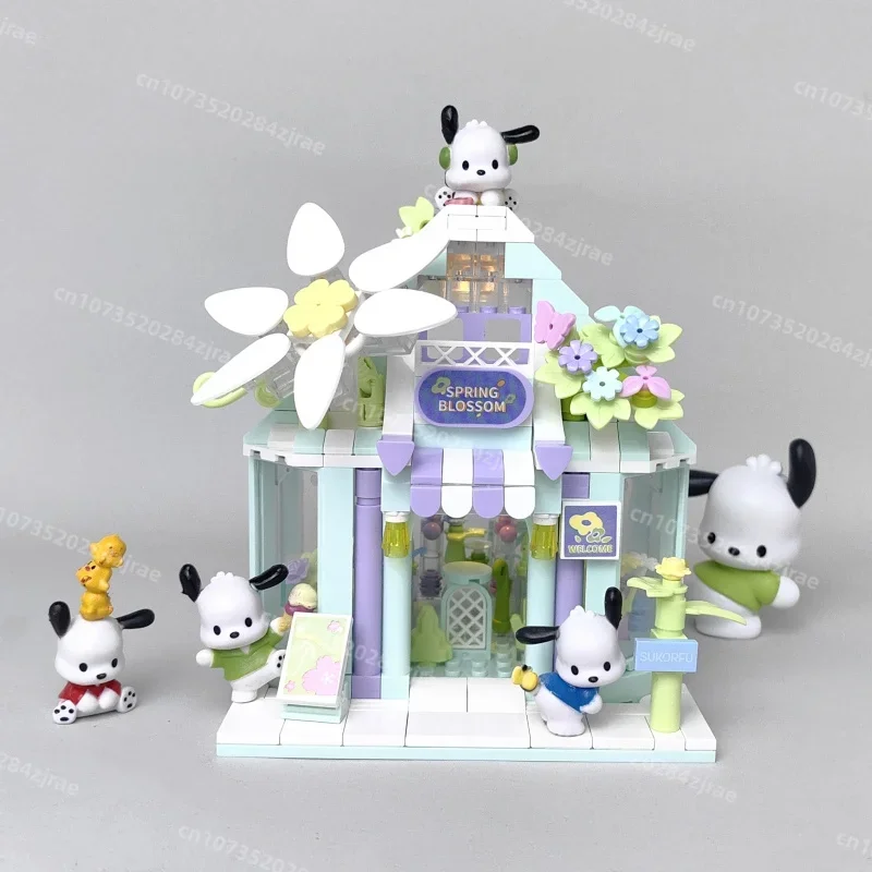 New Sanrio Building Block Kawaii Pochacco Kuromi Street View Assembly Model Decoration for Children's Puzzle Birthday Gift
New Sanrio Building Block Kawaii Pochacco Kuromi Street View Assembly Model Decoration for Children's Puzzle Birthday Gift