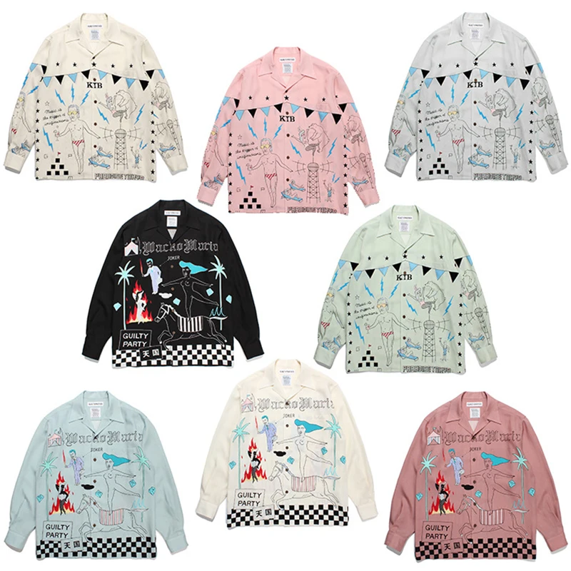Pdmcms 23fw World Peace Series Theme Heavenly Kingdom Leisure Rayon Hawaii Long Sleeve Shirt For Men
Pdmcms 23fw World Peace Series Theme Heavenly Kingdom Leisure Rayon Hawaii Long Sleeve Shirt For Men