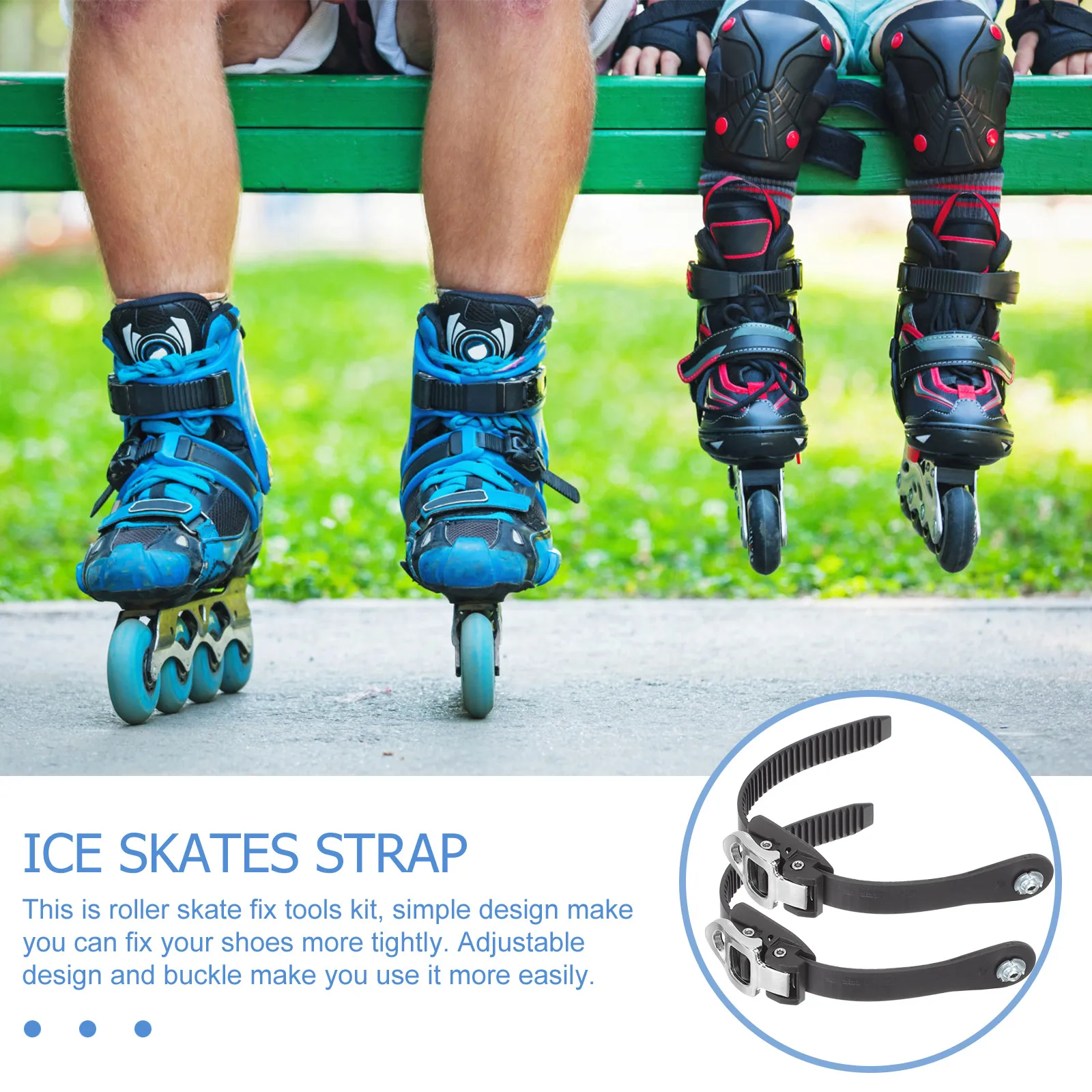 2pcs Roller Durable PP Shoe Clasp Skate Shoes Strap Strap Adjustable Buckle Skate Shoes Accessories Skating Straps
2pcs Roller Durable PP Shoe Clasp Skate Shoes Strap Strap Adjustable Buckle Skate Shoes Accessories Skating Straps