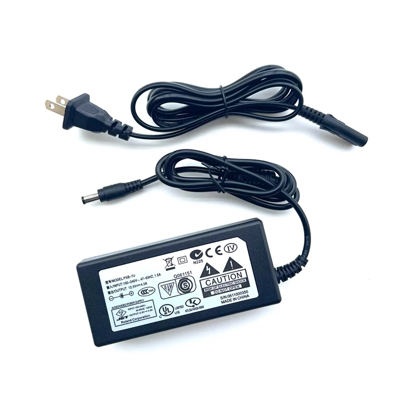 Power Supply Adapter 12V4A For Roland FP-18 FP30X FP-30X-BK 1PC New PSB-7U Charger
Power Supply Adapter 12V4A For Roland FP-18 FP30X FP-30X-BK 1PC New PSB-7U Charger