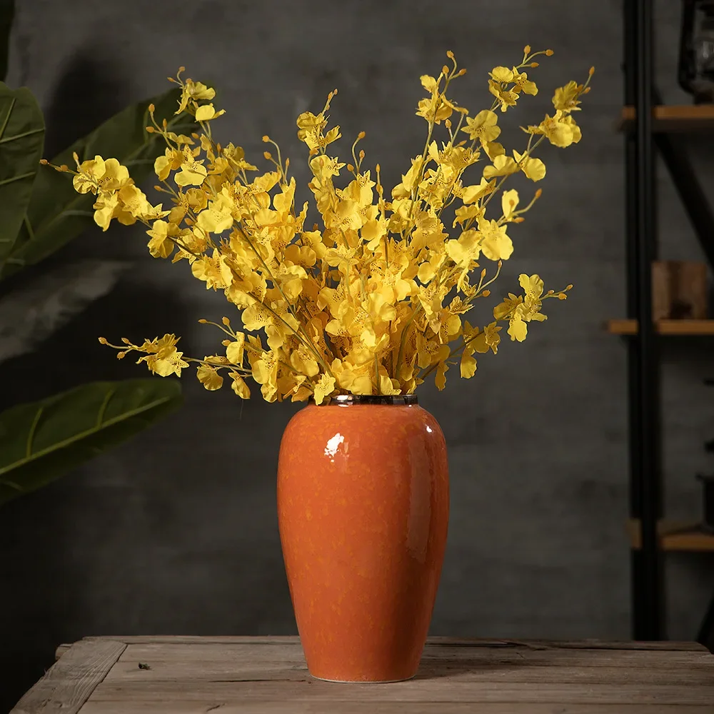 Home Soft Decor, Tabletop Study Flower Arrangement, Elegant Pottery Jar, Luxury Ornament,Neo-Chinese Ceramic Vase,
Home Soft Decor, Tabletop Study Flower Arrangement, Elegant Pottery Jar, Luxury Ornament,Neo-Chinese Ceramic Vase,