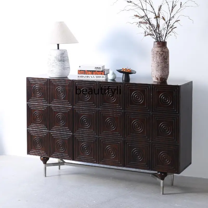 Retro decorative storage solid wood chest living room dining side French bedroom storage cabinet furniture
Retro decorative storage solid wood chest living room dining side French bedroom storage cabinet furniture