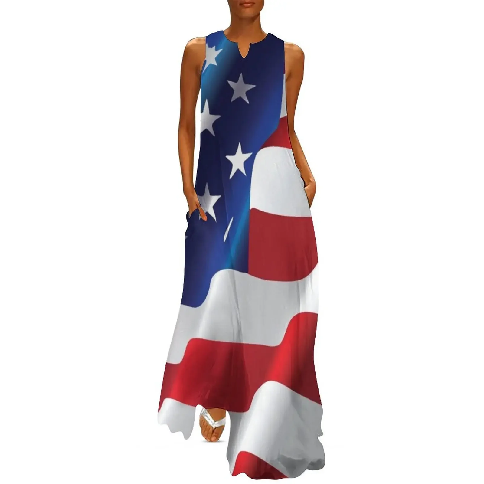 American Flag Blowing in the Wind Long Dress Cocktail of dresses Woman fashion dress summer 2025 women Dress
American Flag Blowing in the Wind Long Dress Cocktail of dresses Woman fashion dress summer 2025 women Dress