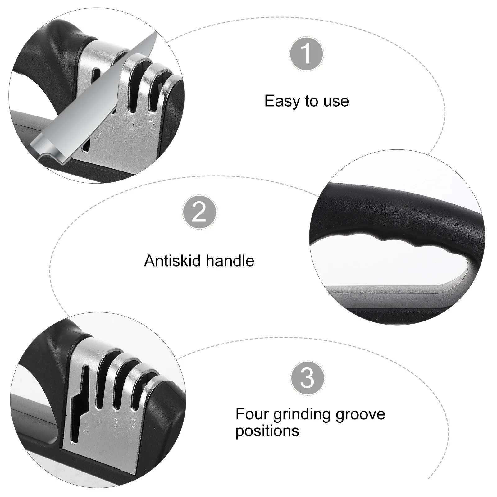 Knife Sharpener Time-saving Sharpening Diamond Easy to Use Tungsten Steel Practical Handheld
Knife Sharpener Time-saving Sharpening Diamond Easy to Use Tungsten Steel Practical Handheld