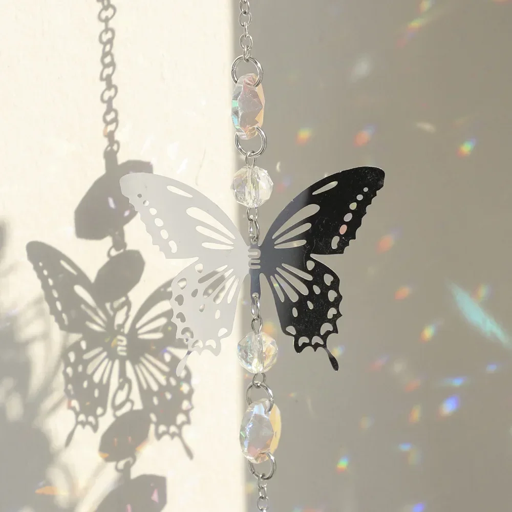 4Pcs butterfly natural crystal rhinestones hanging colorful sun catcher simple home bedroom window decoration pendant
4Pcs butterfly natural crystal rhinestones hanging colorful sun catcher simple home bedroom window decoration pendant