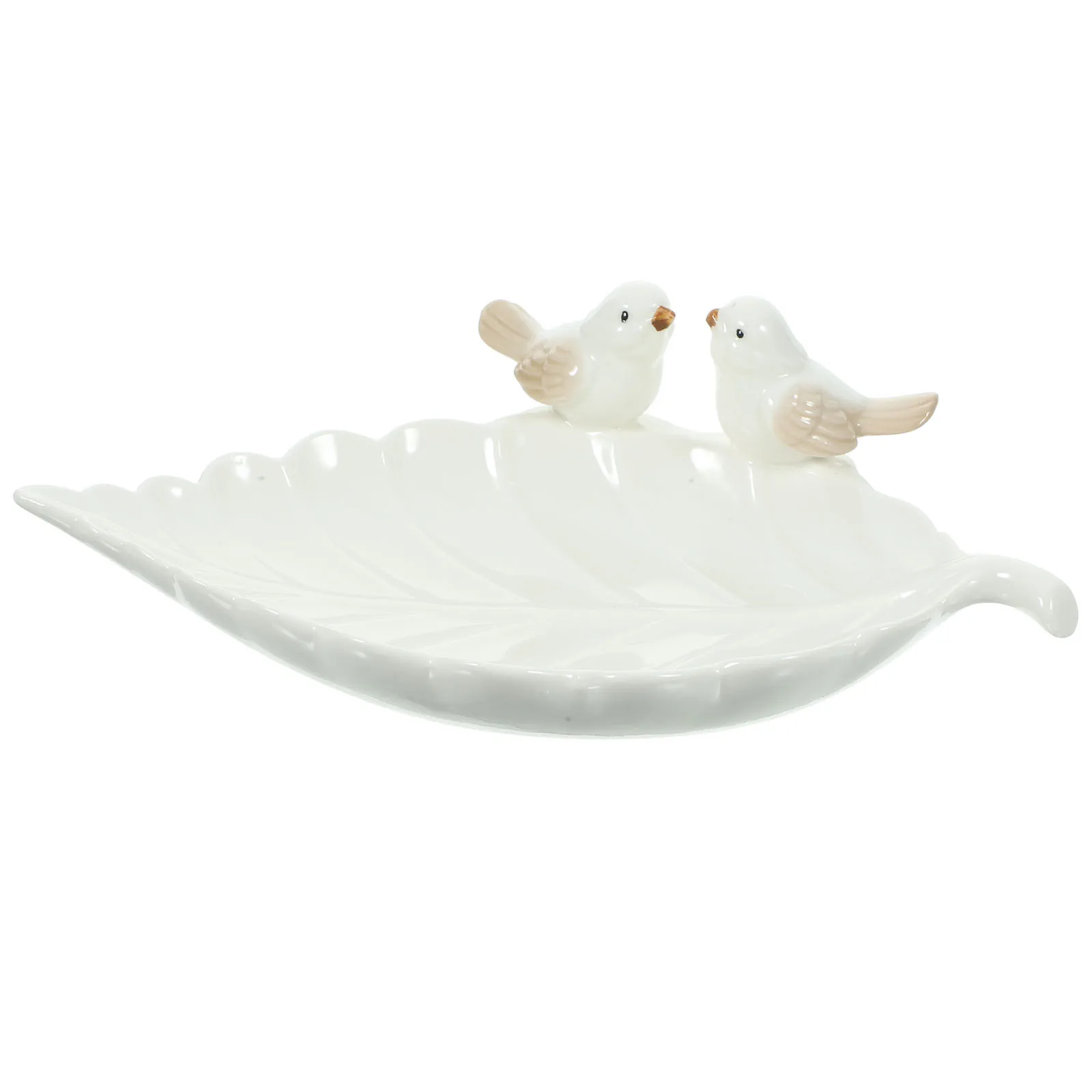 Ceramic Embossed Jewelry Tray Bird on Leaf Shape Decorative Ring Dish Trinket Organizer for Desktop Makeup Table Jewelry Storage
Ceramic Embossed Jewelry Tray Bird on Leaf Shape Decorative Ring Dish Trinket Organizer for Desktop Makeup Table Jewelry Storage
