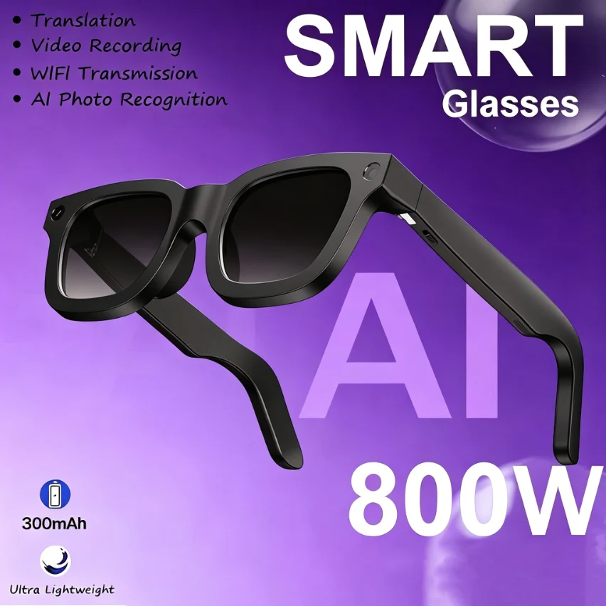2026 New AI Intelligent Q&A Interactive Smart Glasses AI Photo Recognition AI Voice Wake-up Smart Voice Assistant Smart Glasses
2026 New AI Intelligent Q&A Interactive Smart Glasses AI Photo Recognition AI Voice Wake-up Smart Voice Assistant Smart Glasses