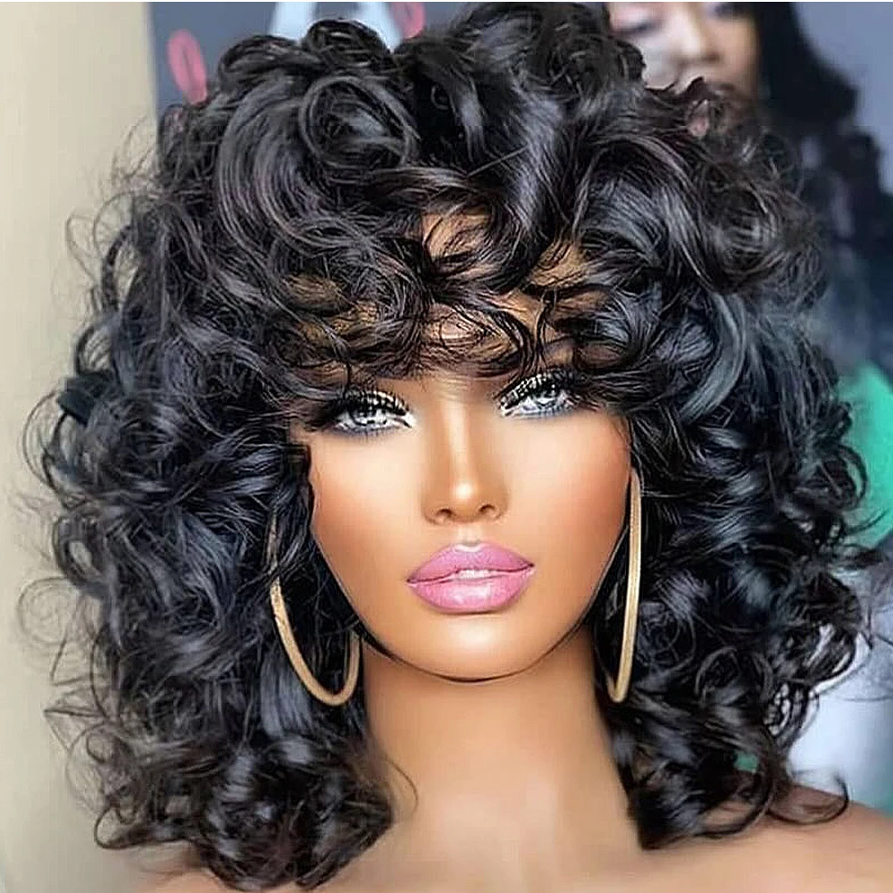 13x6/360 HD Transparent Lace Frontal Wigs Bouncy Curly Glueless Wigs 10-18 Inch 400 Density Brazilian Remy Hair Wigs Pre Plucked
13x6/360 HD Transparent Lace Frontal Wigs Bouncy Curly Glueless Wigs 10-18 Inch 400 Density Brazilian Remy Hair Wigs Pre Plucked
