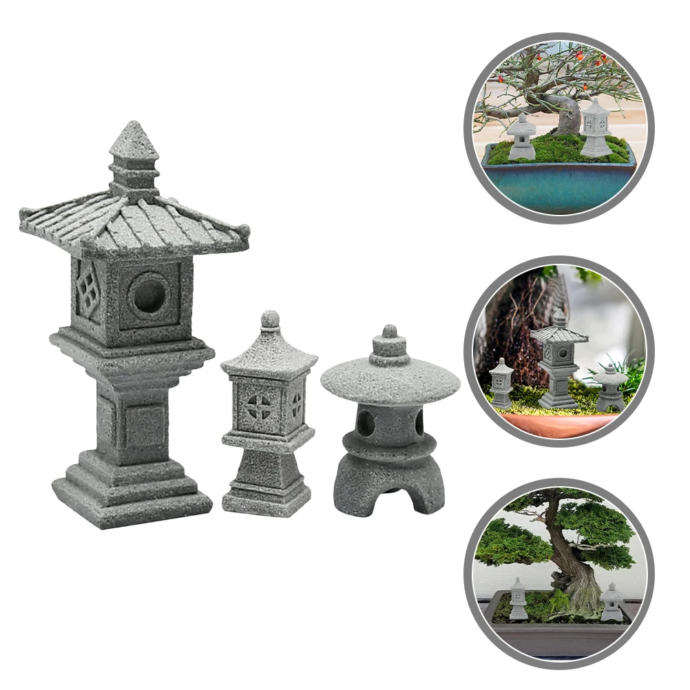 1 set Stone Lantern Decorations Mini Statues Garden Aquarium Zen Tower Adornment Outdoor Sculpture Gardening Decorations
1 set Stone Lantern Decorations Mini Statues Garden Aquarium Zen Tower Adornment Outdoor Sculpture Gardening Decorations