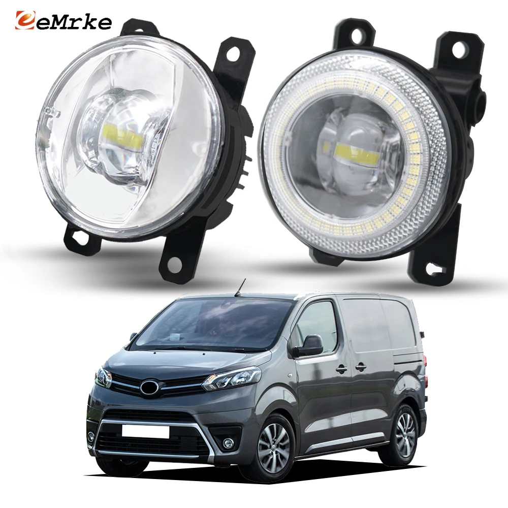 Pair 30W LED Fog Driving Lights for Toyota Proace 2 Van 2016 2017 2018 2019 20 21 2022 Front Angel Eyes DRL Ring Accessories
Pair 30W LED Fog Driving Lights for Toyota Proace 2 Van 2016 2017 2018 2019 20 21 2022 Front Angel Eyes DRL Ring Accessories