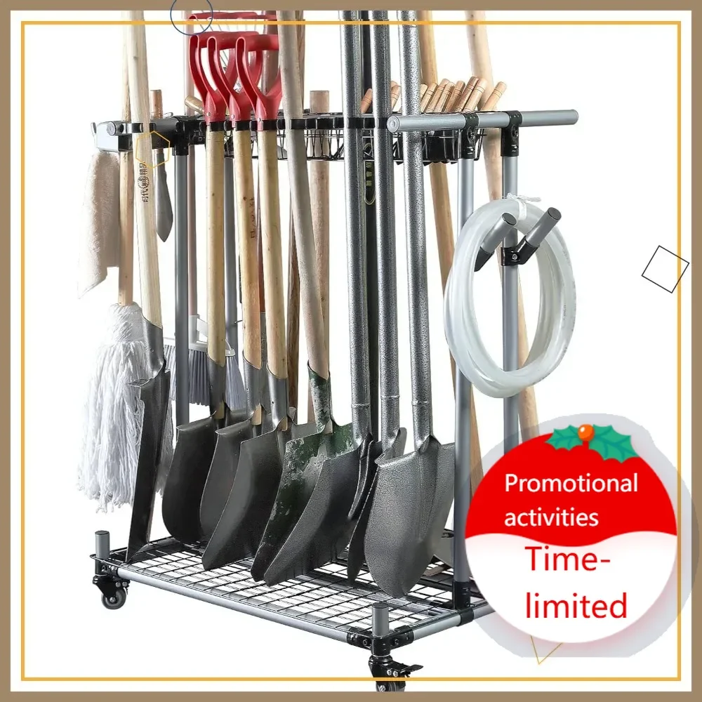 Горячая распродажа! Прочная подставка-органайзер для садовых инструментов с колесами, вмещает 22 инструмента, грузоподъемность 300 фунтов, для хранения в гараже.
Горячая распродажа! Прочная подставка-органайзер для садовых инструментов с колесами, вмещает 22 инструмента, грузоподъемность 300 фунтов, для хранения в гараже.