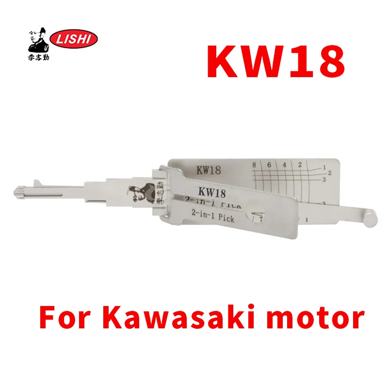 LISHI 2-in-1 Pick Decoder Reader KW18 Locksmtihs Tool for Kawasaki Motor Vehicle Key Programming
LISHI 2-in-1 Pick Decoder Reader KW18 Locksmtihs Tool for Kawasaki Motor Vehicle Key Programming