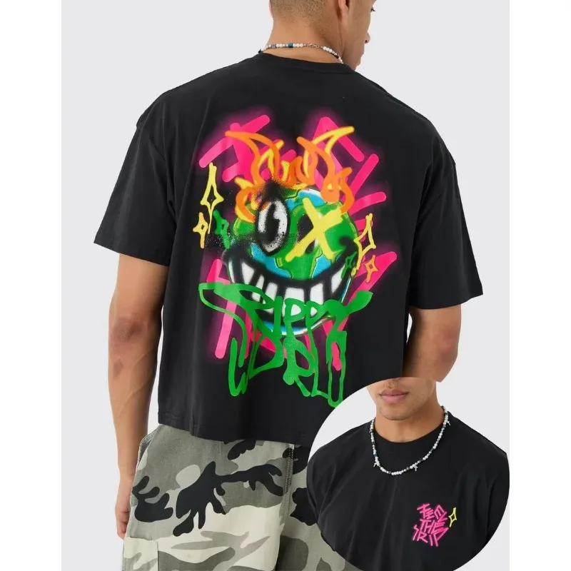 2025 Fashion Pattern Printed O-Neck Casual T-shirt Men Women Short sleeved T-shirt New Summer Hot Selling Tops
2025 Fashion Pattern Printed O-Neck Casual T-shirt Men Women Short sleeved T-shirt New Summer Hot Selling Tops