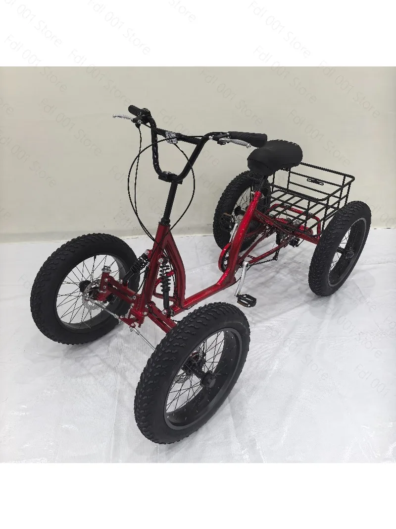 20inch cargo bike fat tire 4 wheel bicycle pedal four wheeler can be used as cargo for city travel with storage basket bicicleta
20inch cargo bike fat tire 4 wheel bicycle pedal four wheeler can be used as cargo for city travel with storage basket bicicleta