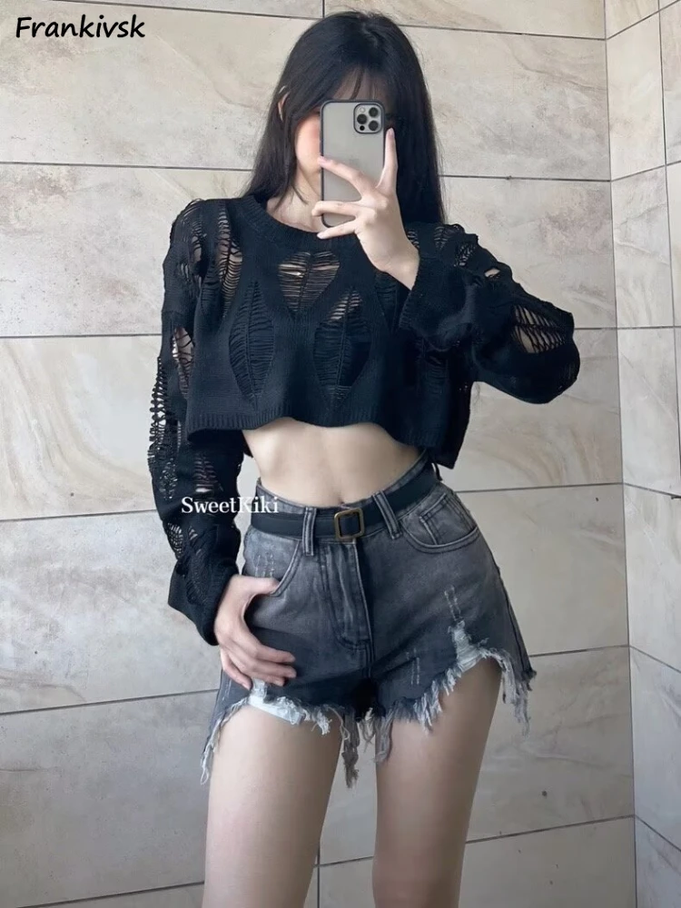 Sweaters Women Sexy Hotsweet All-match American Retro Harajuku Summer Sun-proof High Street Y2k Hollow Out Ladies Pullovers Chic
Sweaters Women Sexy Hotsweet All-match American Retro Harajuku Summer Sun-proof High Street Y2k Hollow Out Ladies Pullovers Chic