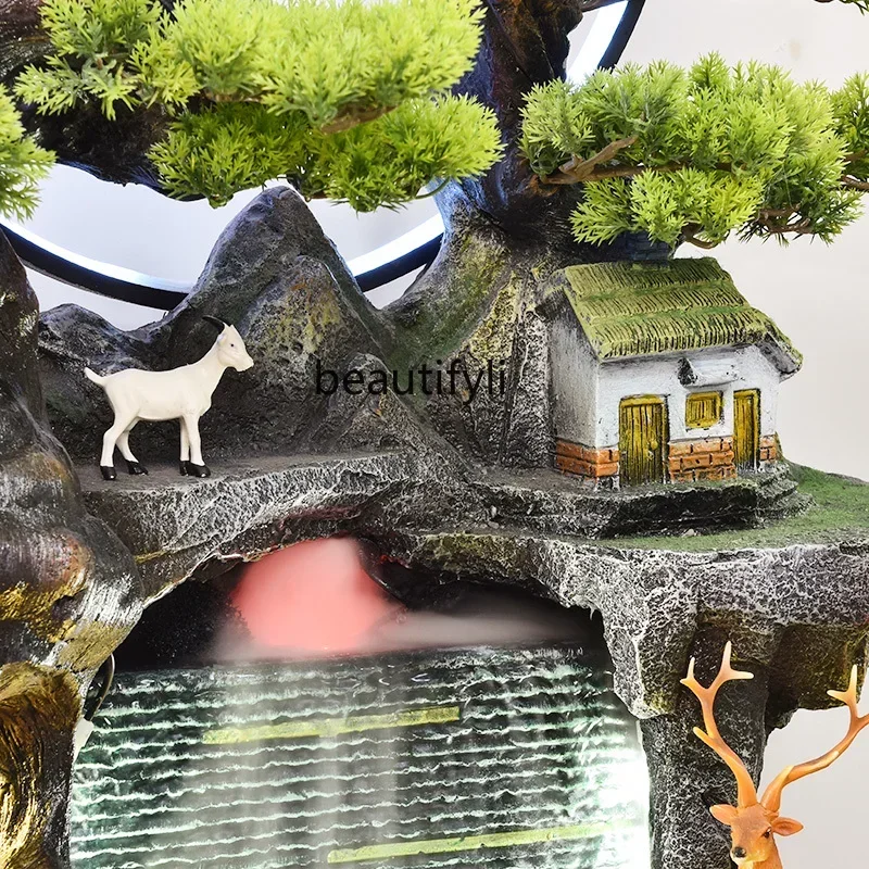 46Landing lucky rockery fountain ornament living room feng shui wheel, fish tank home opening housewarming gifts
46Landing lucky rockery fountain ornament living room feng shui wheel, fish tank home opening housewarming gifts