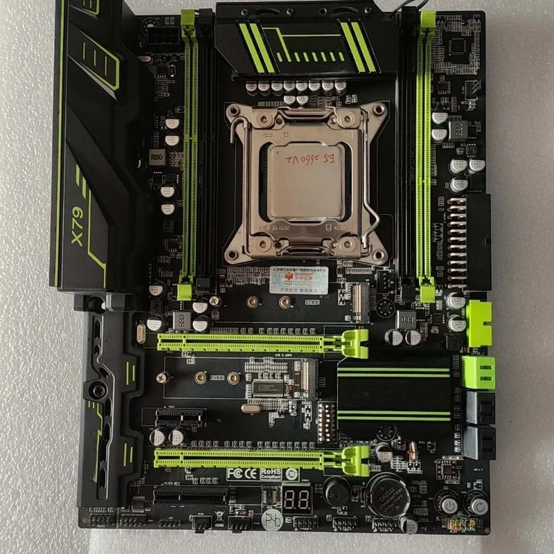 used for HUANANZHI X79 Luxury ATX Motherboard + CPU Combo LGA2011 DDR3 NVME M.2
used for HUANANZHI X79 Luxury ATX Motherboard + CPU Combo LGA2011 DDR3 NVME M.2