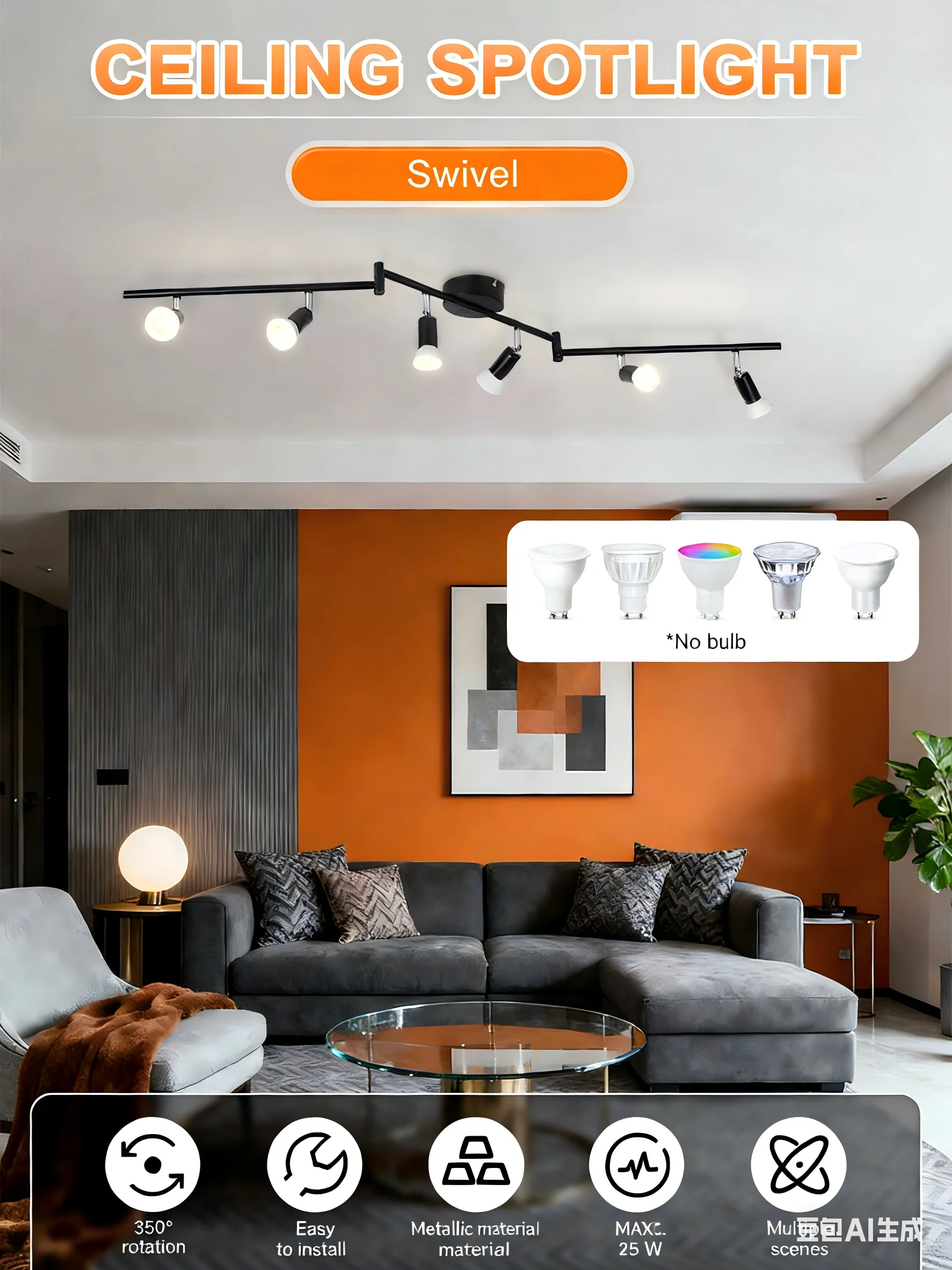 110v 220v Foldable Led Pendant Lights with GU10 Bulbs Ceiling Chandelier for Kitchen Living Room Spotlight lighting Decoration
110v 220v Foldable Led Pendant Lights with GU10 Bulbs Ceiling Chandelier for Kitchen Living Room Spotlight lighting Decoration