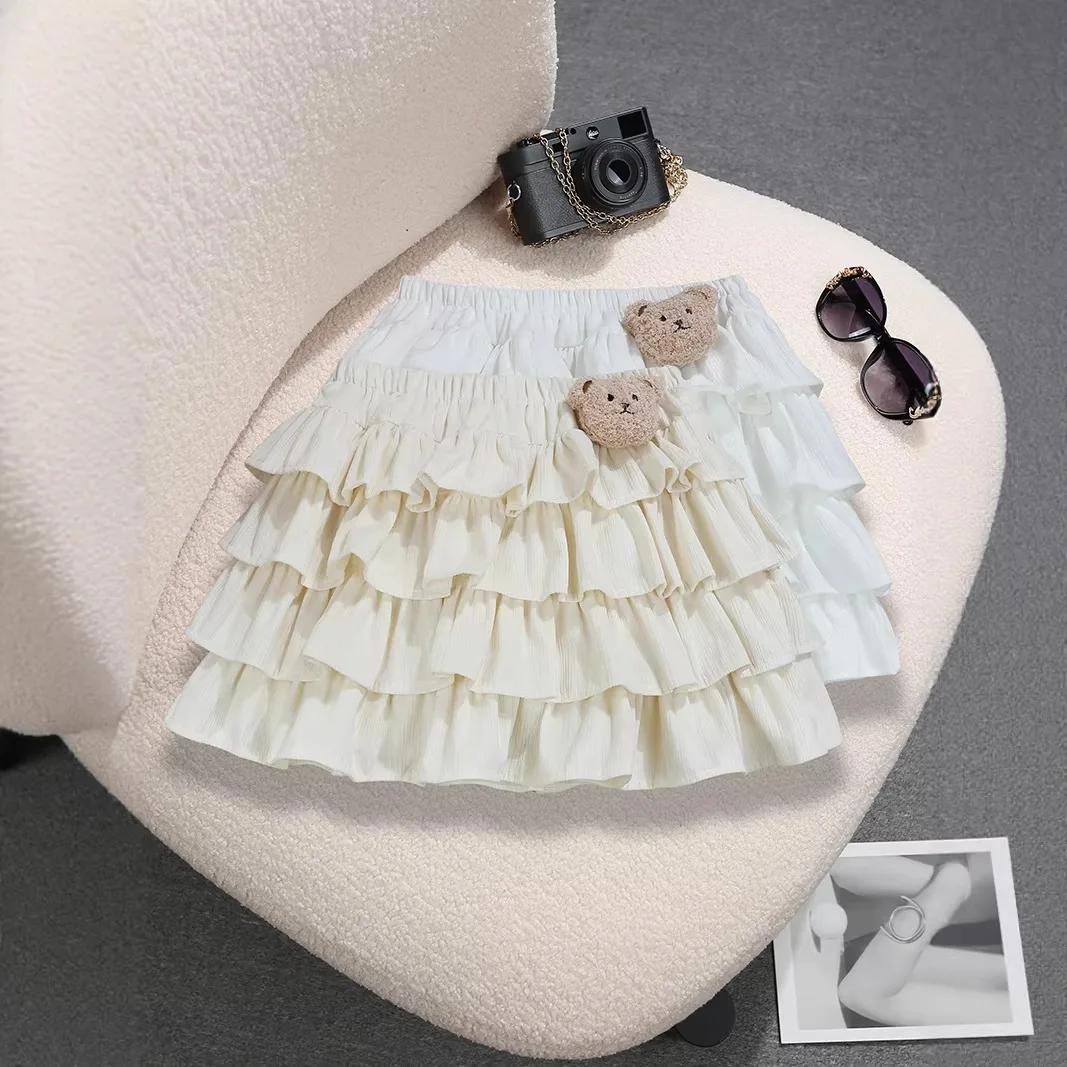 Sweet Cute Cake Skirt 2026 Spring New Elastic Waist Anti-light Bear Tutu Skirt Women
Sweet Cute Cake Skirt 2026 Spring New Elastic Waist Anti-light Bear Tutu Skirt Women