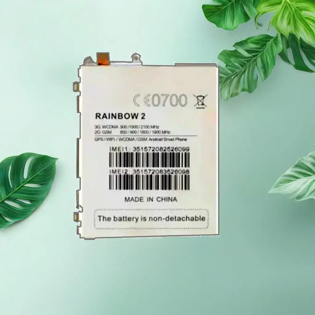 Replacement Fast-Charging Battery Rainbow 2 For Cubot Rainbow2 2350Mah
Replacement Fast-Charging Battery Rainbow 2 For Cubot Rainbow2 2350Mah