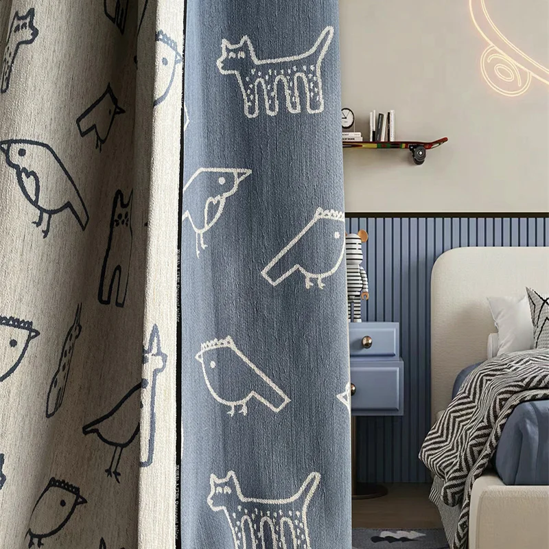 Children's Chenille Jacquard Animal World Blackout Curtains For Living Room Bedroom Window Multi Functional Hook Fabric Drapes
Children's Chenille Jacquard Animal World Blackout Curtains For Living Room Bedroom Window Multi Functional Hook Fabric Drapes