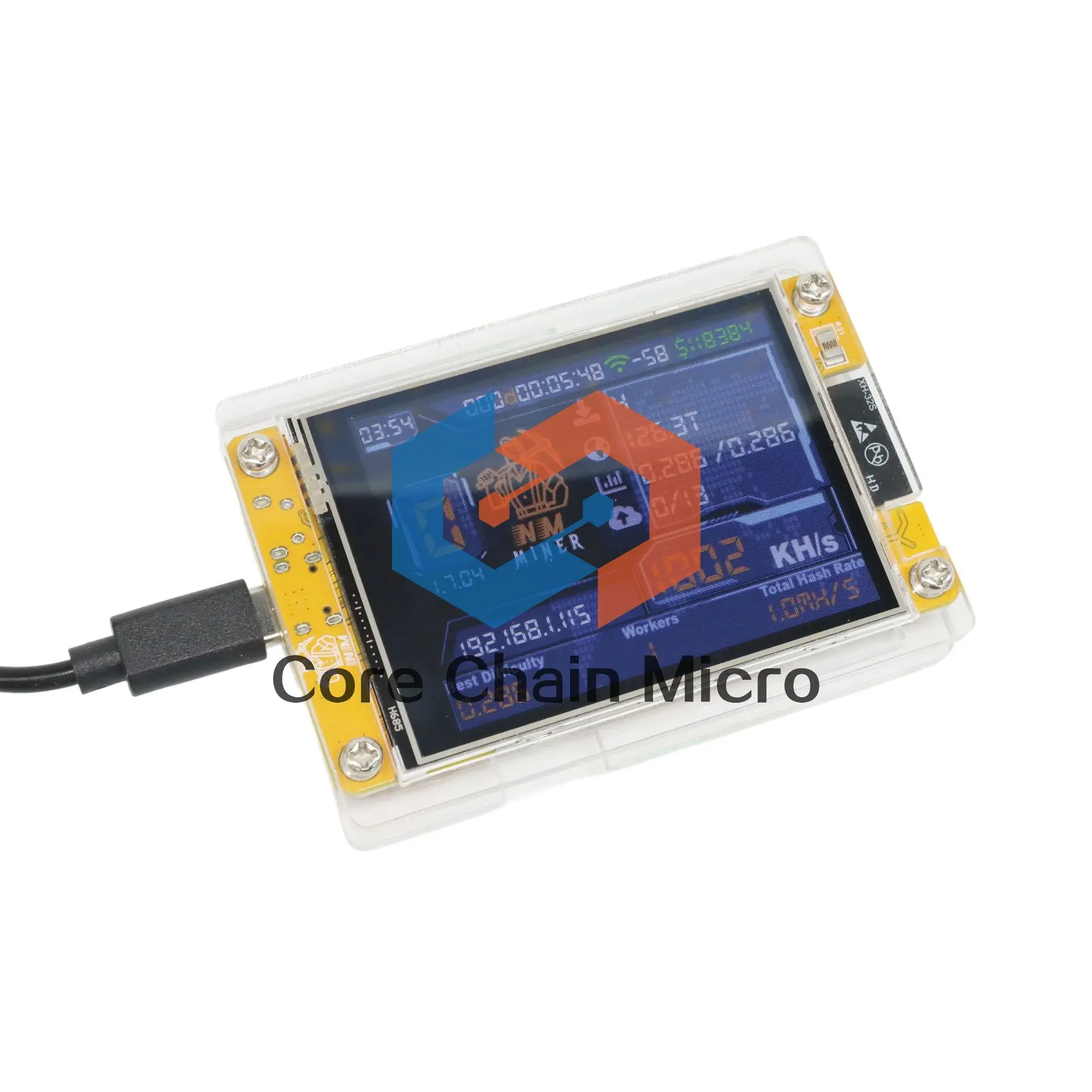 NM Miner, 2.8-inch Large Screen Display, 1010KH/S Hash Rate, Open-Source BTC Solo Miner, 1W Ultra Low Power Consumption
NM Miner, 2.8-inch Large Screen Display, 1010KH/S Hash Rate, Open-Source BTC Solo Miner, 1W Ultra Low Power Consumption