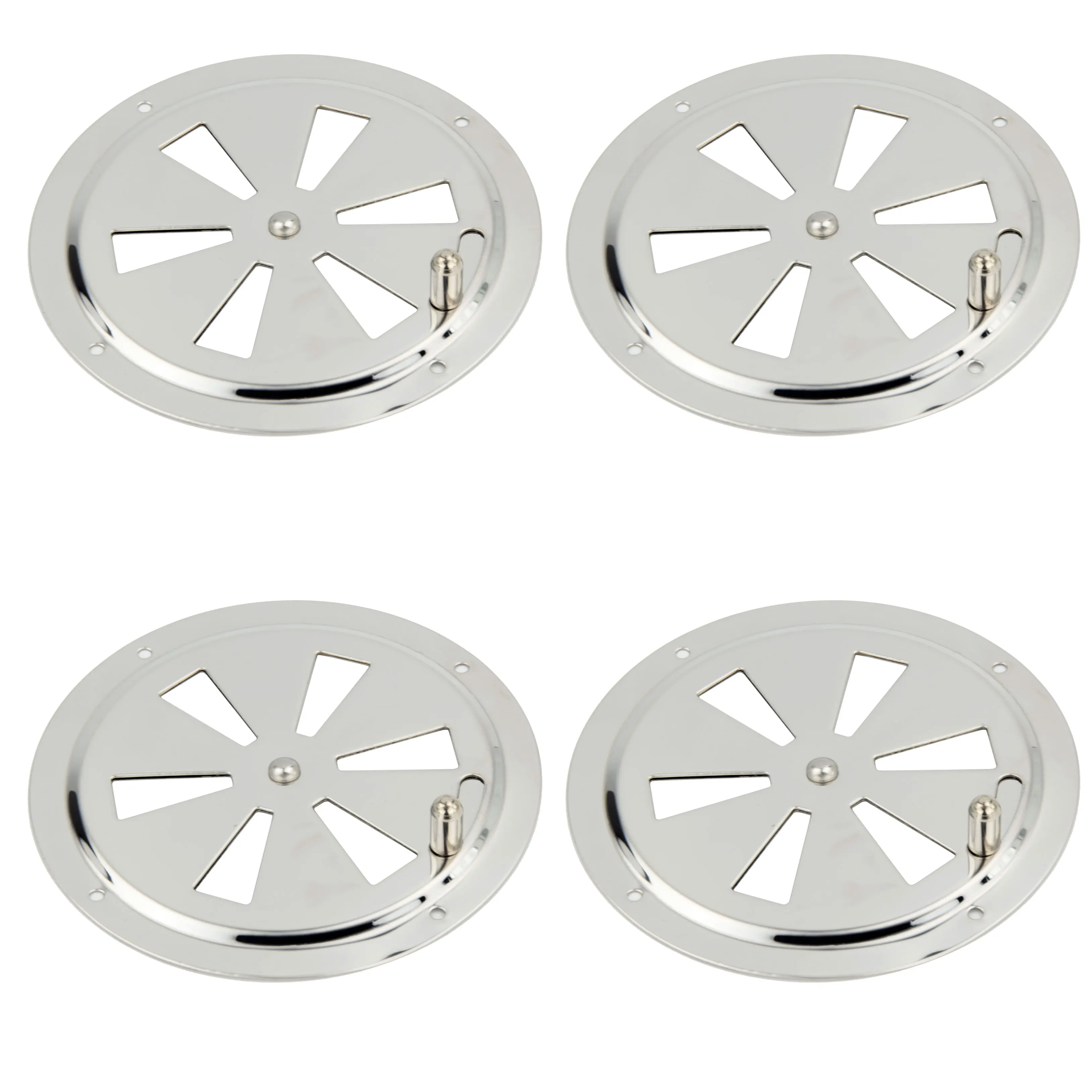 4PCS Marine Air Vent Stainless Steel Butterfly Boat Round Louvered Vent 125mm
4PCS Marine Air Vent Stainless Steel Butterfly Boat Round Louvered Vent 125mm