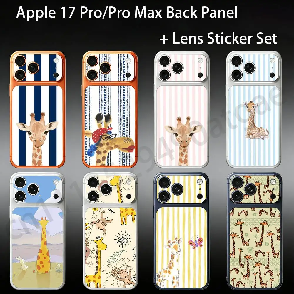 Striped Background Giraffe For iPhone 17pro/proMax Full body Back Cover Decal Skin Colorful Rear Protective Sticker Film
Striped Background Giraffe For iPhone 17pro/proMax Full body Back Cover Decal Skin Colorful Rear Protective Sticker Film