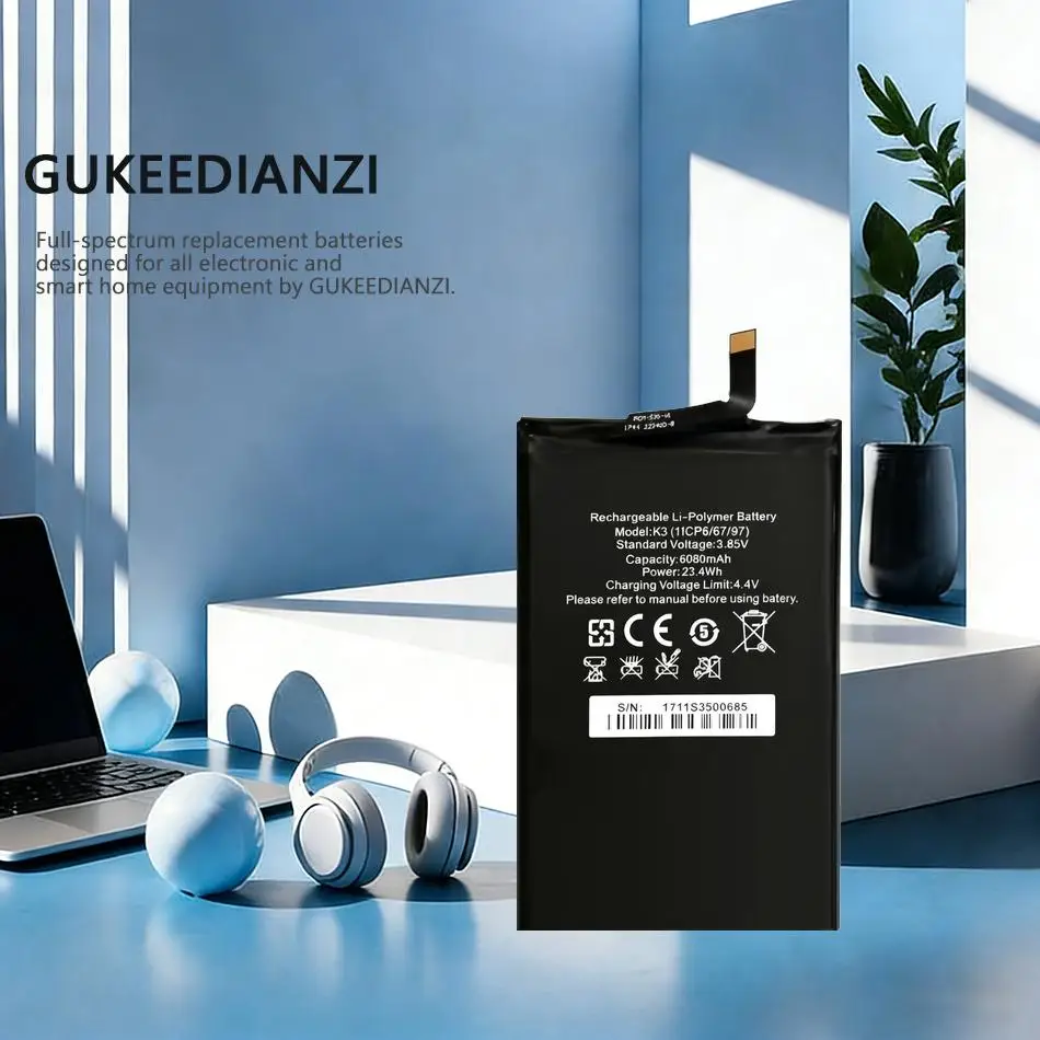 For Oukitel K3 Mobile Phone Battery 6080mAh Reliable Power
For Oukitel K3 Mobile Phone Battery 6080mAh Reliable Power