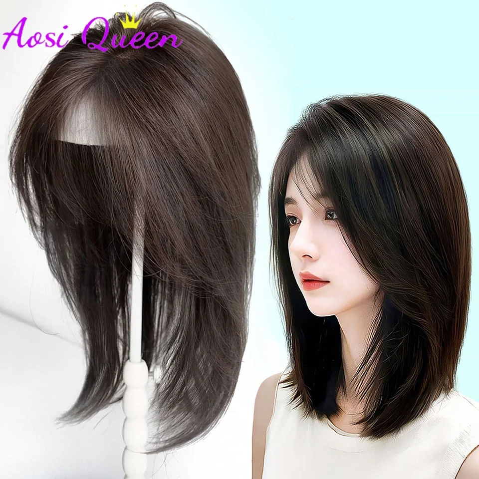 AOSIQUEE Synthetic Long Straight Layered Hair Wig Clip in Hair Extensions Natural Fluffy Head Top Fake Hair Piece with Bang Clip
AOSIQUEE Synthetic Long Straight Layered Hair Wig Clip in Hair Extensions Natural Fluffy Head Top Fake Hair Piece with Bang Clip