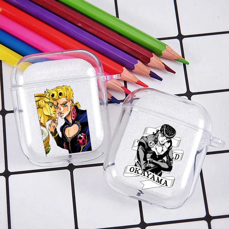 Hot JoJo's Bizarre Adventure JoJo Anime Soft silicone Case For AirPods Pro 1 2 3 4 Clear Wireless Bluetooth Earphone Box Cover
Hot JoJo's Bizarre Adventure JoJo Anime Soft silicone Case For AirPods Pro 1 2 3 4 Clear Wireless Bluetooth Earphone Box Cover
