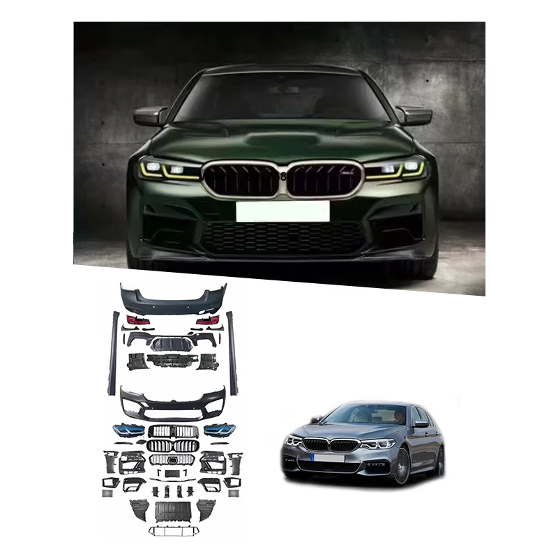 High Quality Old to New M5 Bodykit Front Rear Bumper Lip Full Conversion Body Kit for 5 Series Old G30 to M5
High Quality Old to New M5 Bodykit Front Rear Bumper Lip Full Conversion Body Kit for 5 Series Old G30 to M5