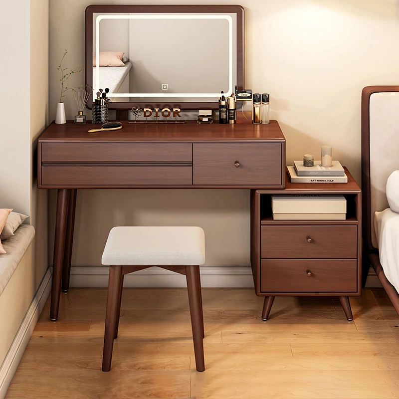 Vintage Wooden Vanity Table Premium Drawer Luxury Makeup Vanity Table Comfy Chair Tocadores Maquillaje Home Furniture
Vintage Wooden Vanity Table Premium Drawer Luxury Makeup Vanity Table Comfy Chair Tocadores Maquillaje Home Furniture