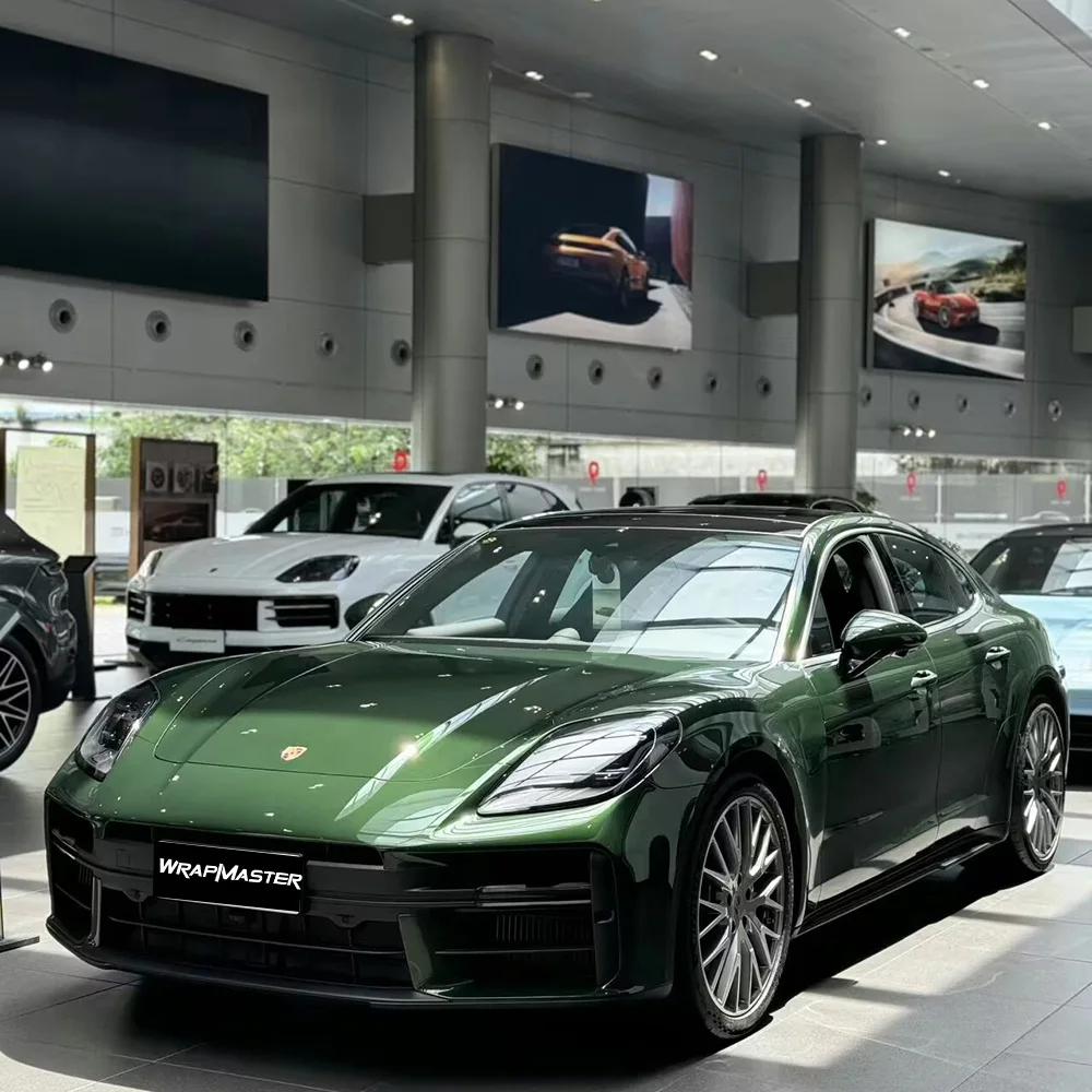 5x56FT Oak Green Glossy Metallic Vinyl Protective Film for Cars PET Backing Texture Car Wrap Film
5x56FT Oak Green Glossy Metallic Vinyl Protective Film for Cars PET Backing Texture Car Wrap Film