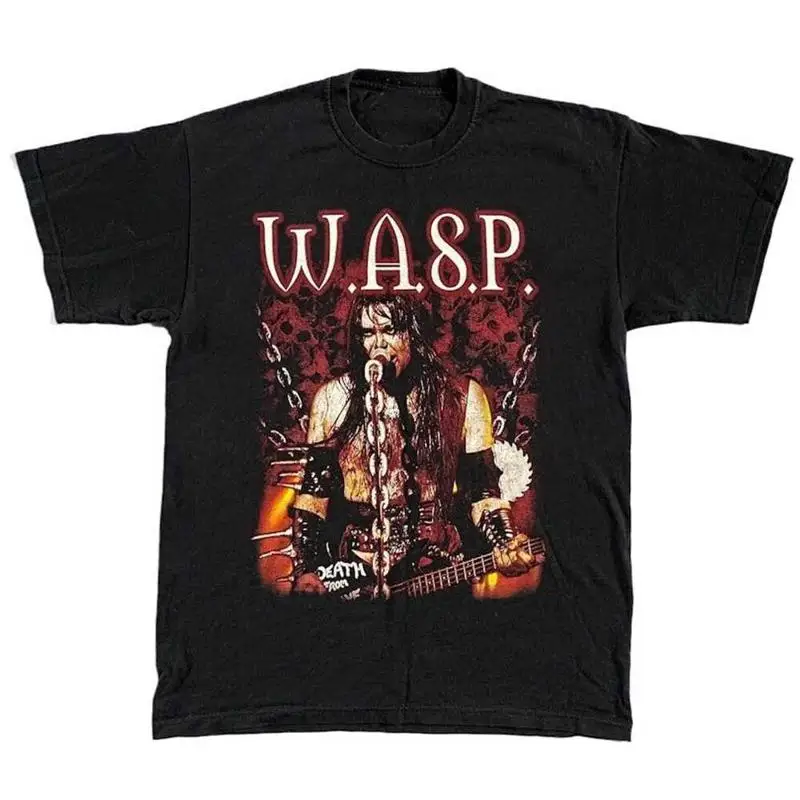 Rare W A S P Death from the above Size All Black T Shirt
Rare W A S P Death from the above Size All Black T Shirt