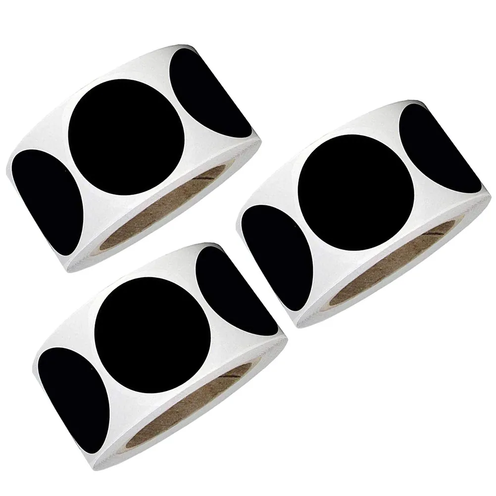 3 Rolls Chalkboard Stickers Round Self-Adhesive Labels Waterproof Writing Surface for Jars Bottles Refrigerators Books Home
3 Rolls Chalkboard Stickers Round Self-Adhesive Labels Waterproof Writing Surface for Jars Bottles Refrigerators Books Home