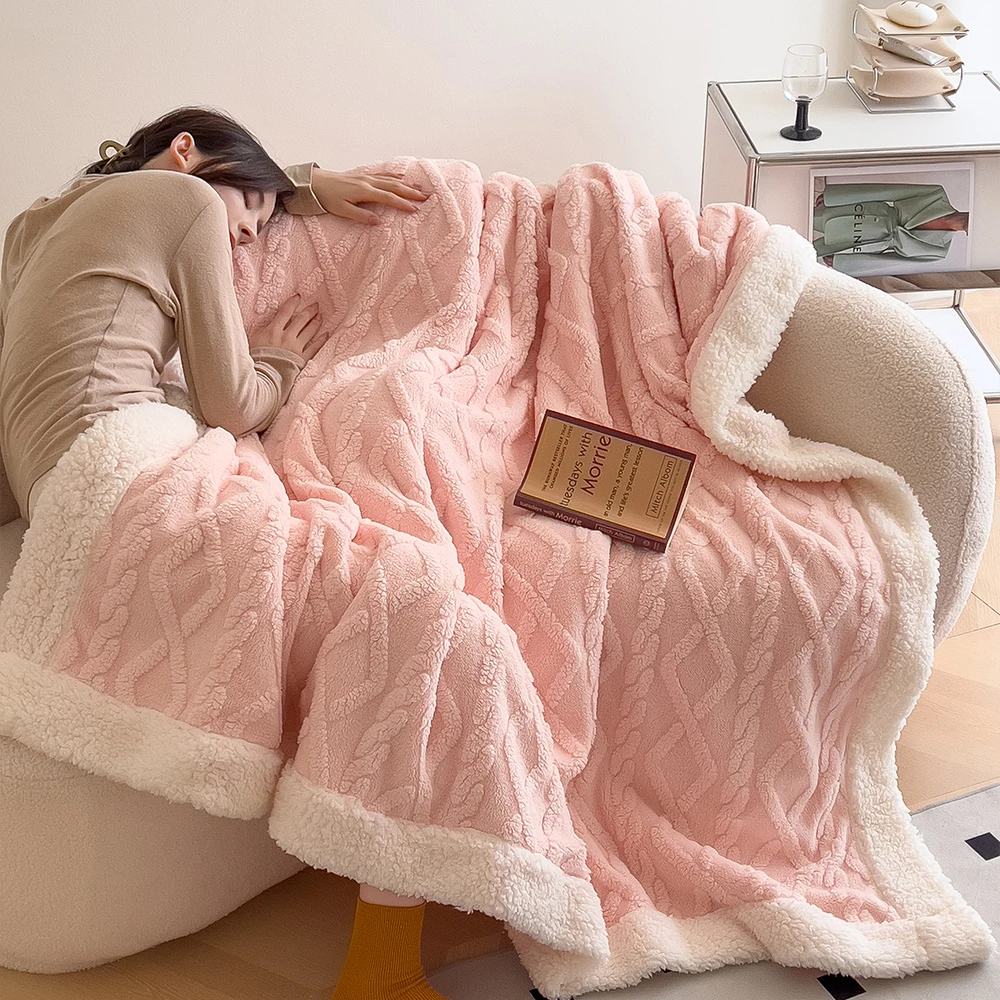 Autumn And Winter Thickened Winter Warm Velveteen Blanket Plush Fluffy Knee Blanket Sofa Cover Plaid Sofa Cover Blanket
Autumn And Winter Thickened Winter Warm Velveteen Blanket Plush Fluffy Knee Blanket Sofa Cover Plaid Sofa Cover Blanket