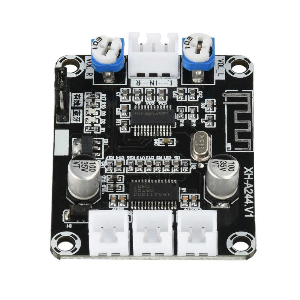XH-A24 Universal Bluetooth Sound Amplifier Board 30W+30W TPA3110D2 Digital Audio Power Amplifier Module Dual Channel AMP Module
XH-A24 Universal Bluetooth Sound Amplifier Board 30W+30W TPA3110D2 Digital Audio Power Amplifier Module Dual Channel AMP Module