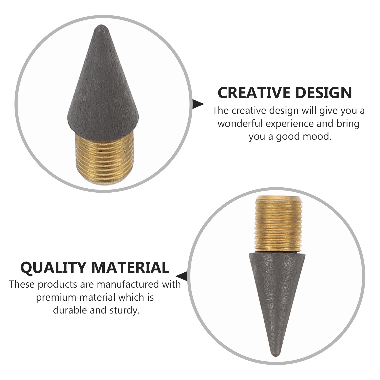 10 Pcs No Sharp Pencil Head Non Sharpening Pencils Replaceable Alloy Inkless Refills Student Use
10 Pcs No Sharp Pencil Head Non Sharpening Pencils Replaceable Alloy Inkless Refills Student Use