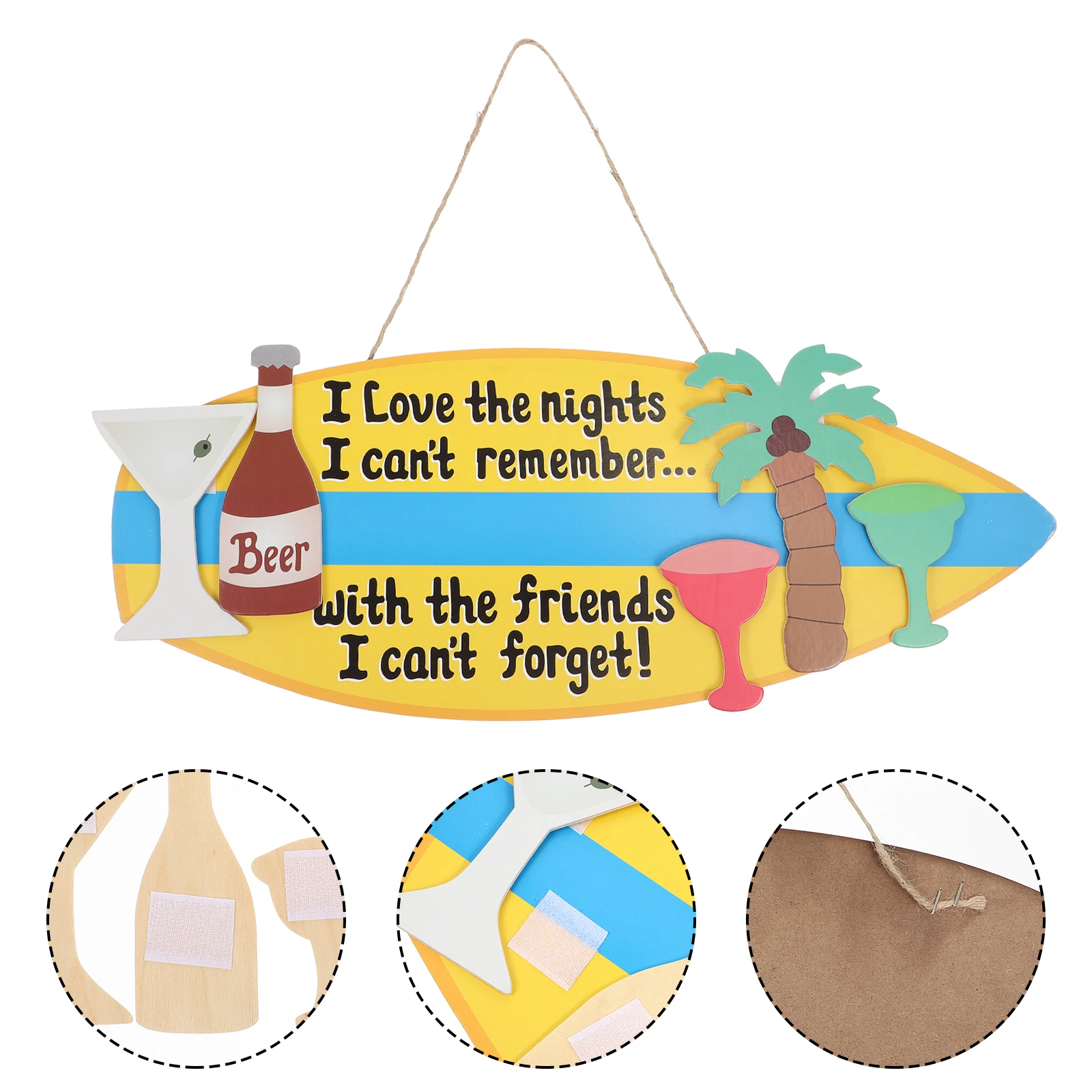 1pc Hanging Surfboard Plaque Yellow Decor Ornament Creative Shape Elegant Party Window Door Decoration Seashore Theme
1pc Hanging Surfboard Plaque Yellow Decor Ornament Creative Shape Elegant Party Window Door Decoration Seashore Theme