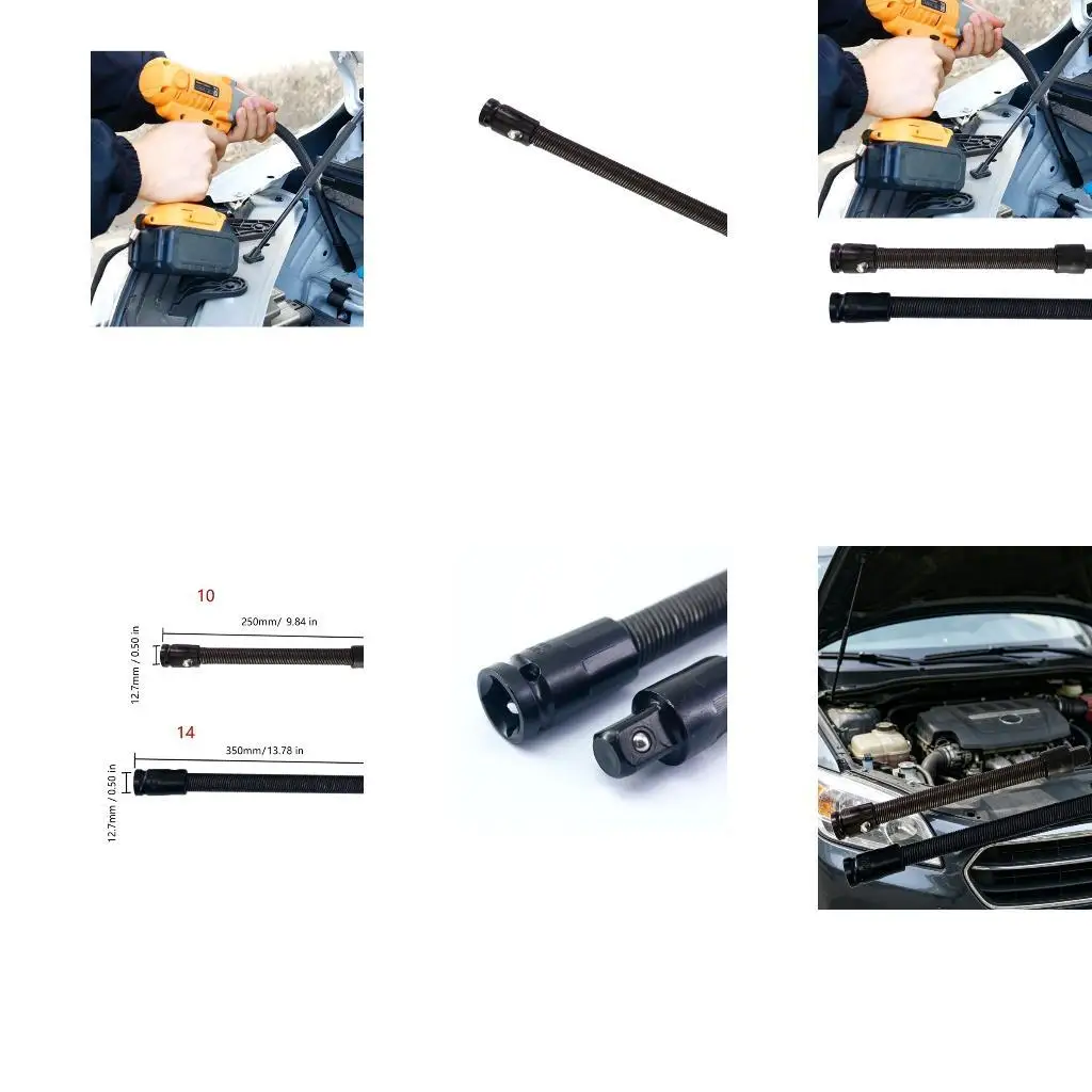 1/2Inch Drive Flexible Joint Shaft For Electric Wrench For Tight Space D2RD
1/2Inch Drive Flexible Joint Shaft For Electric Wrench For Tight Space D2RD