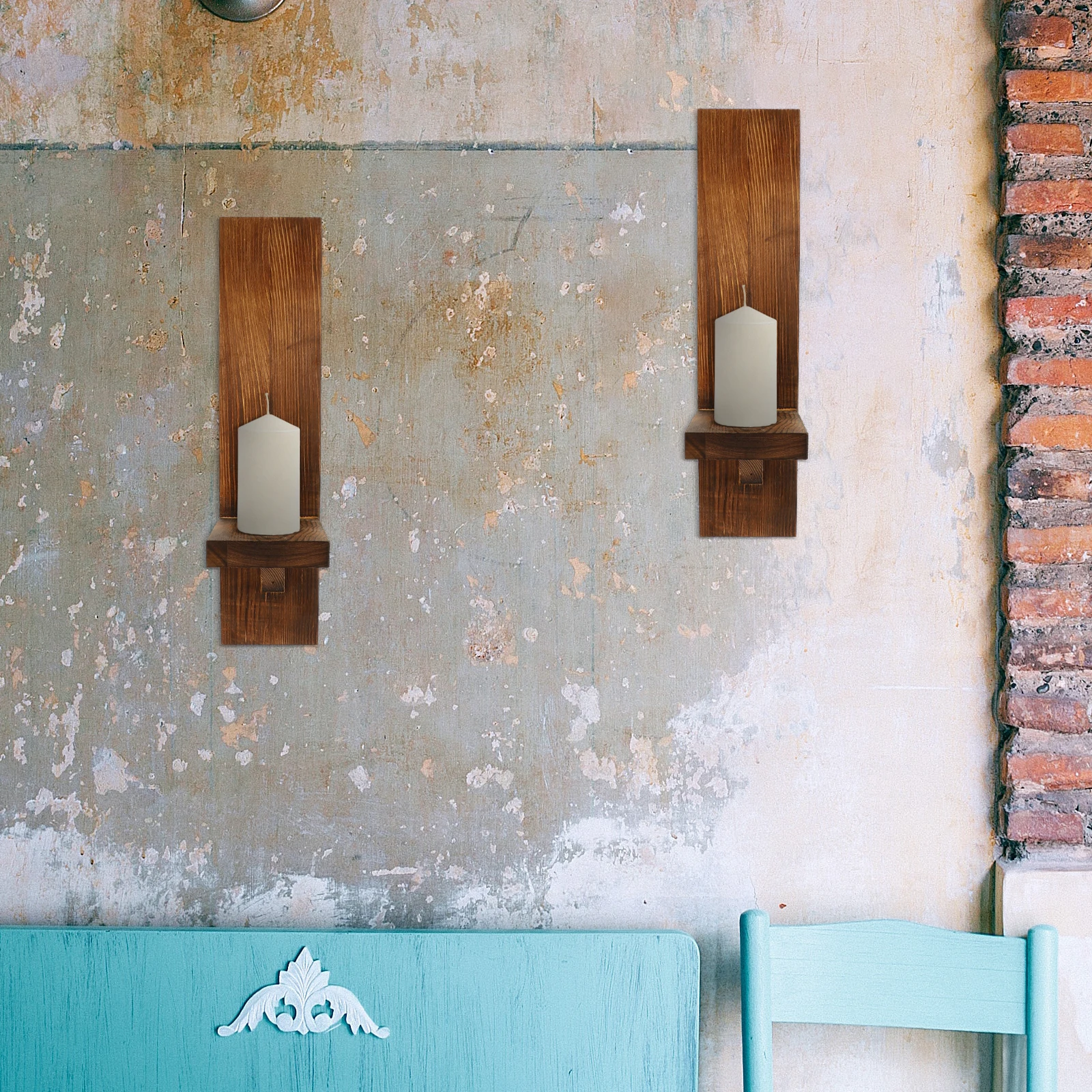 1 Pair Wooden Wall Sconce Candle Holder Durable Home Decor Modern Art Candle Sconces Elegant Wooden Candlestick
1 Pair Wooden Wall Sconce Candle Holder Durable Home Decor Modern Art Candle Sconces Elegant Wooden Candlestick